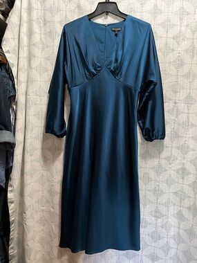 Banana Republic Teal Blue Dress - Women's Size 8